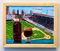 Bourbon County Brand Stout custom beer painting. 10"x8", oil on panel.