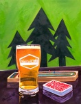 North 47 Brewing Co. 11"x14", oil on panel, by Scott Clendaniel